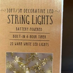 Gold color string lights !